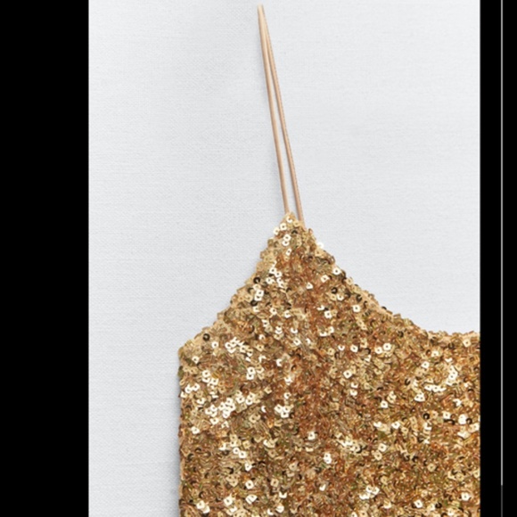 💛 SEQUIN KNIT SLIP DRESS | Limited Edition - Picture 10 of 10